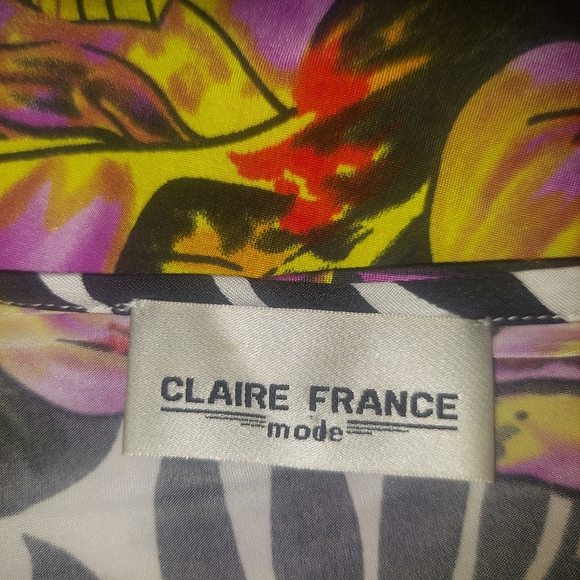 💥3/$25💥 Claire France Sleeveless Floral V-Neck Top Shirt Blouse size 3x - Picture 6 of 7